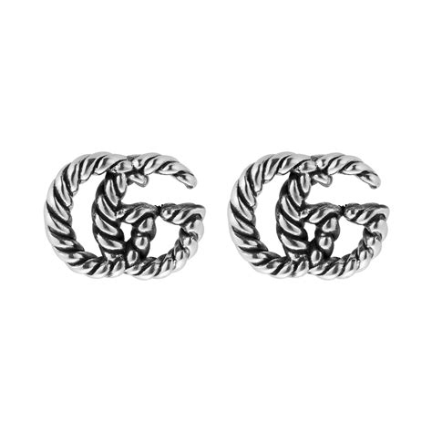 gucci gg stud earrings|gucci trademark earrings.